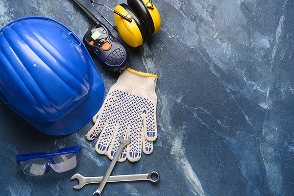 A range of PPE items